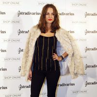 Silvia Alonso en la inauguración de la tienda de Stradivarius en Madrid