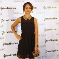 Hiba Abouk en la inauguración de la tienda de Stradivarius en Madrid