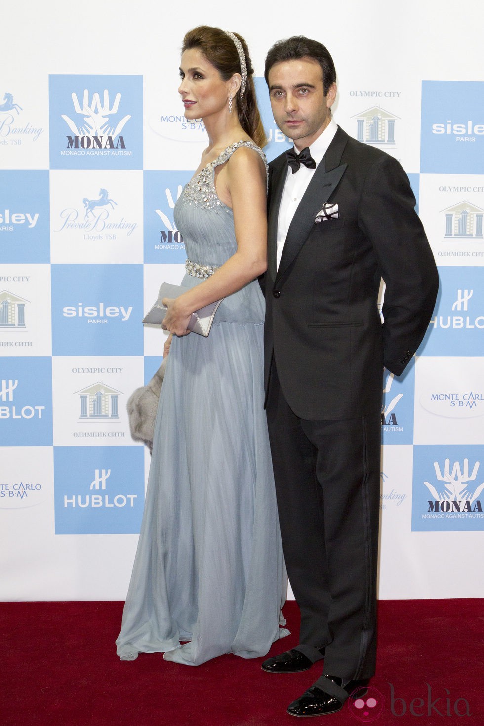 Enrique Ponce y Paloma Cuevas en la gala Mónaco contra el Autismo