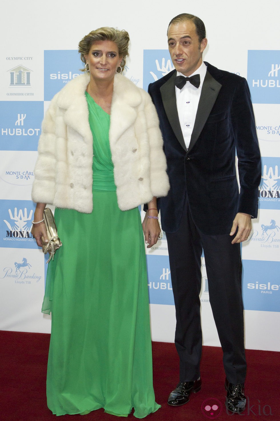 María Zurita en la gala Mónaco contra el Autismo