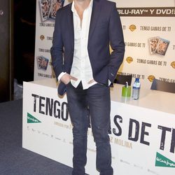 Mario Casas en la firma del DVD de 'Tengo ganas de ti'