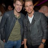 Chord Overstreet y Derek Hough en la fiesta Rolling Stone celebrada tras los American Music Awards 2012