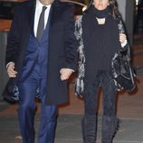 Jaime Martínez Bordiú y Marta Fernández en el funeral de Federico Trenor