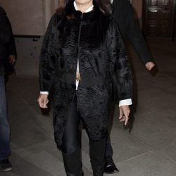 Carmen Martínez-Bordiú en el funeral de Federico Trenor