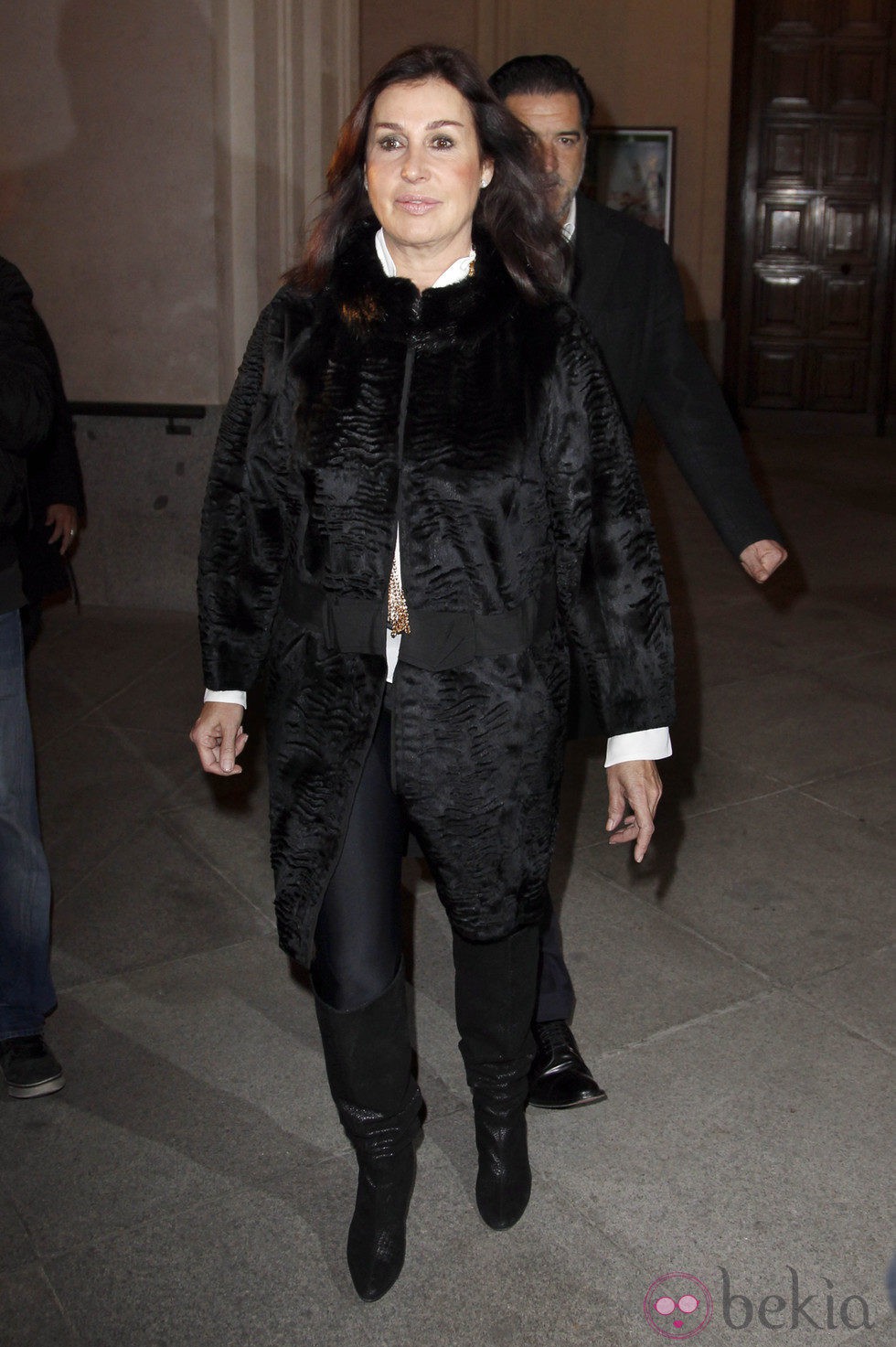 Carmen Martínez-Bordiú en el funeral de Federico Trenor