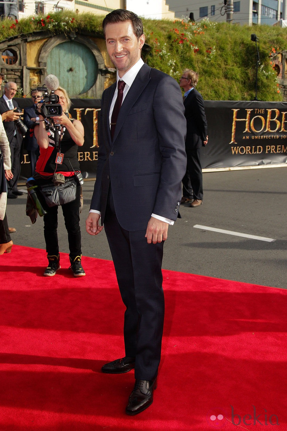 Richard Armitage en el estreno de 'El Hobbit: Un viaje inesperado' en Nueva Zelanda