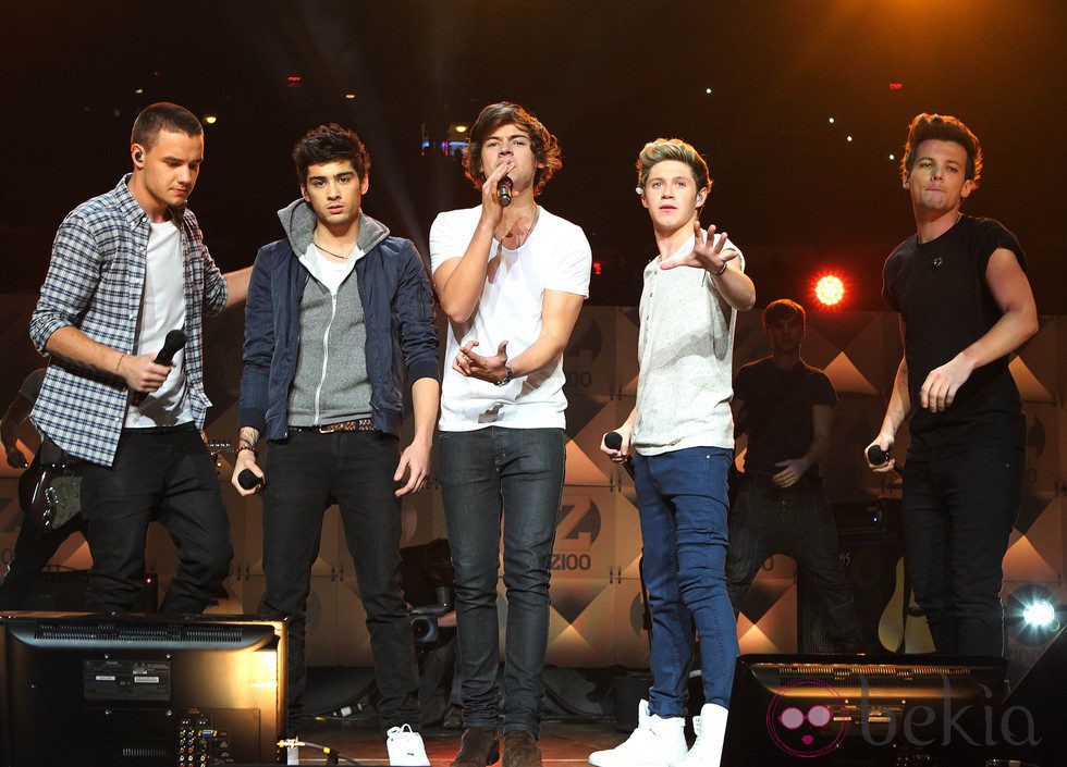 One Direction en el concierto Jingle Ball 2012 de Nueva York