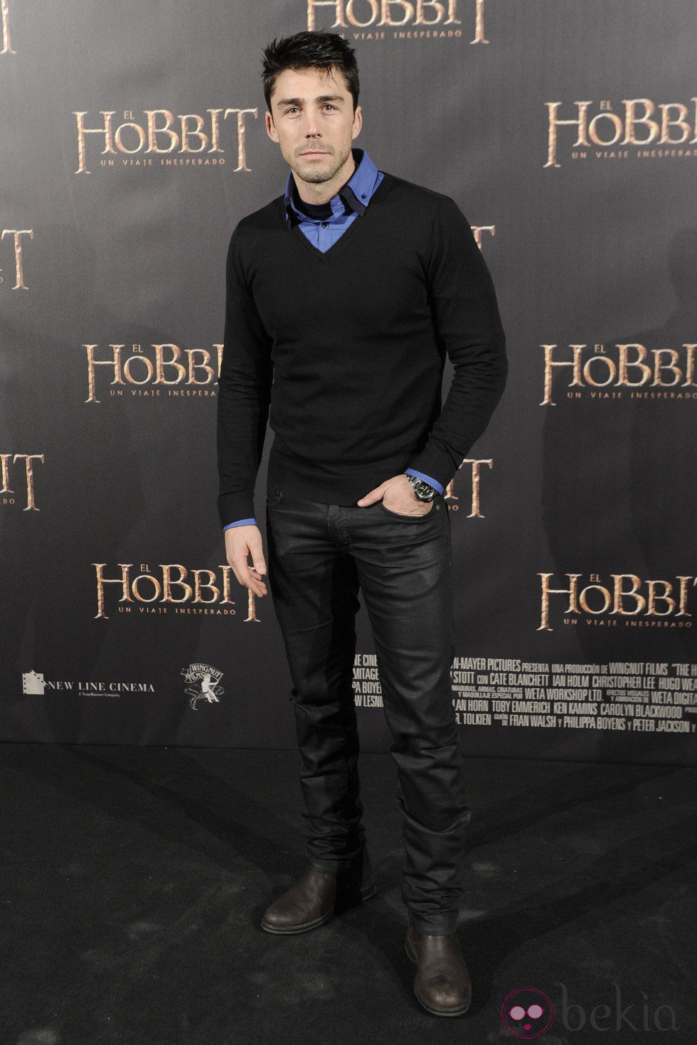 Rubén Sanz en el estreno de 'El Hobbit: Un viaje inesperado' en Madrid