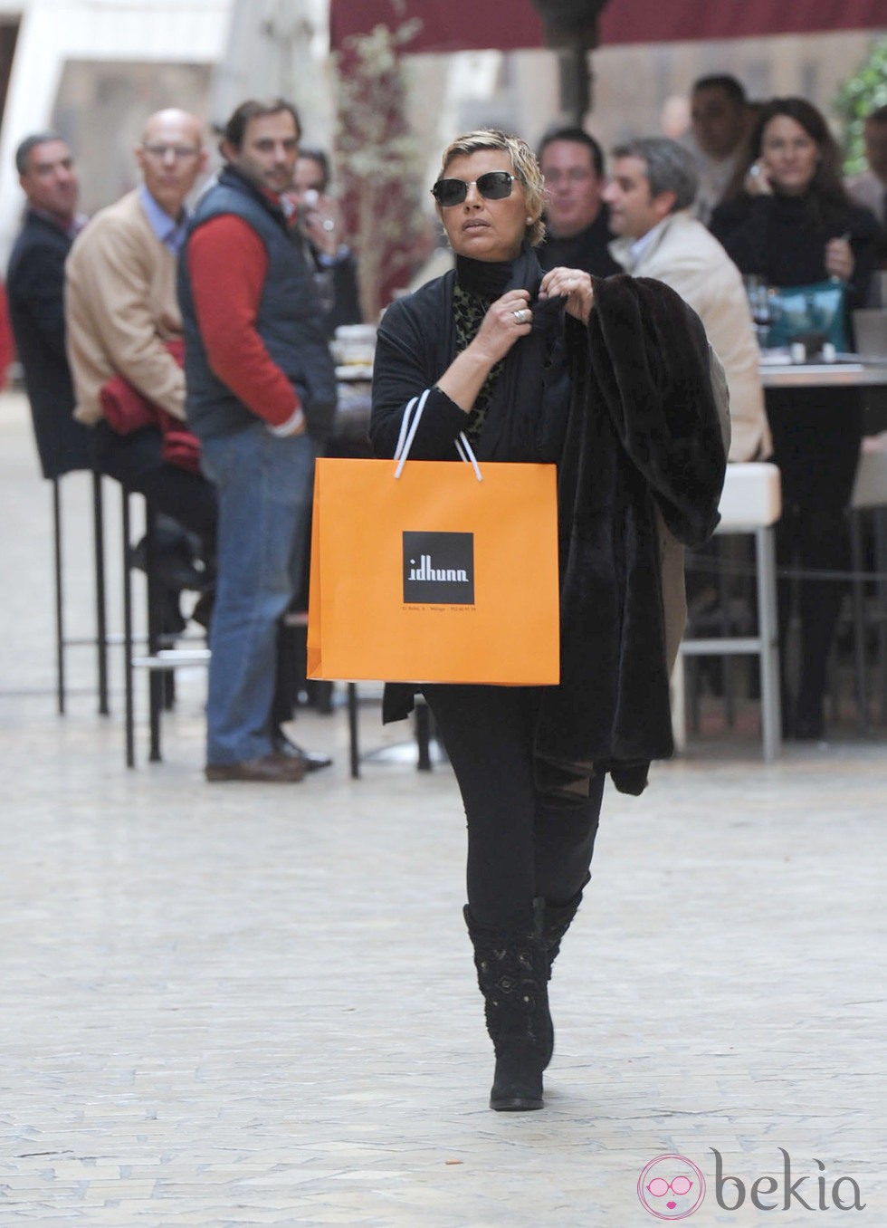 Terelu Campos, de compras navideñas por Málaga