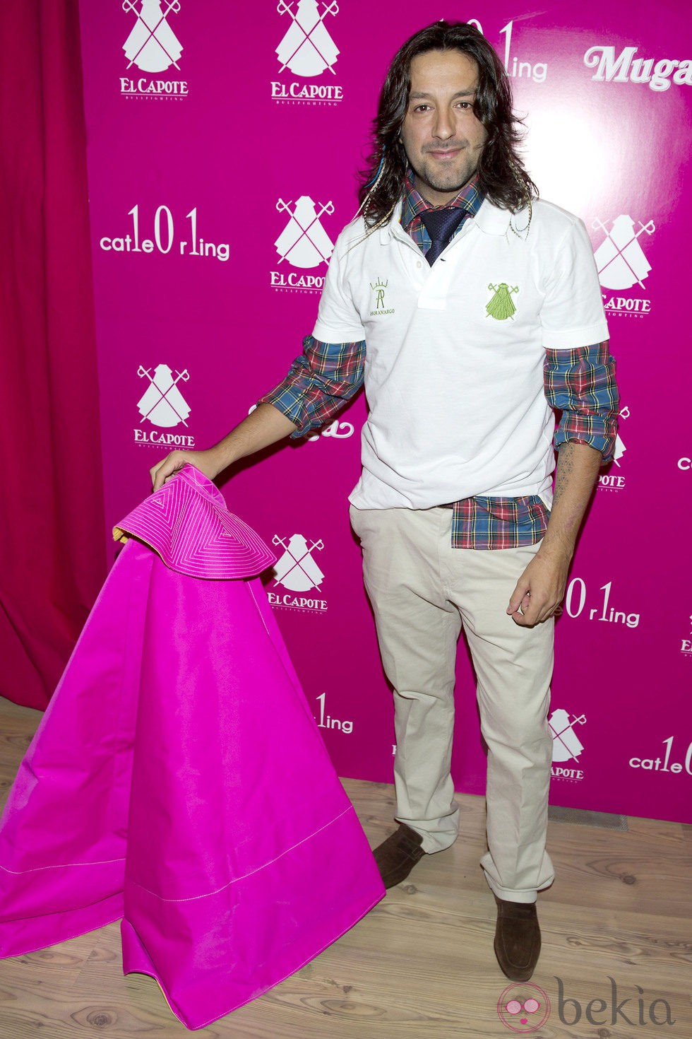 Rafael Amargo en la inauguración de una tienda
