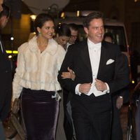 La Princesa Magdalena y Chris O'Neill en su debut como prometidos en un acto oficial en Suecia