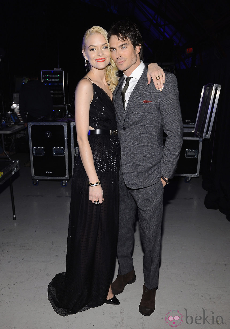 Ian Somerhaldery Jamie King en los Critics' Choice Movie Awards 2013