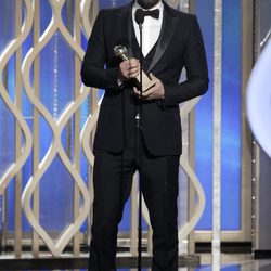 Ben Affleck recogiendo el Globo de Oro 2013 a Mejor director por 'Argo'