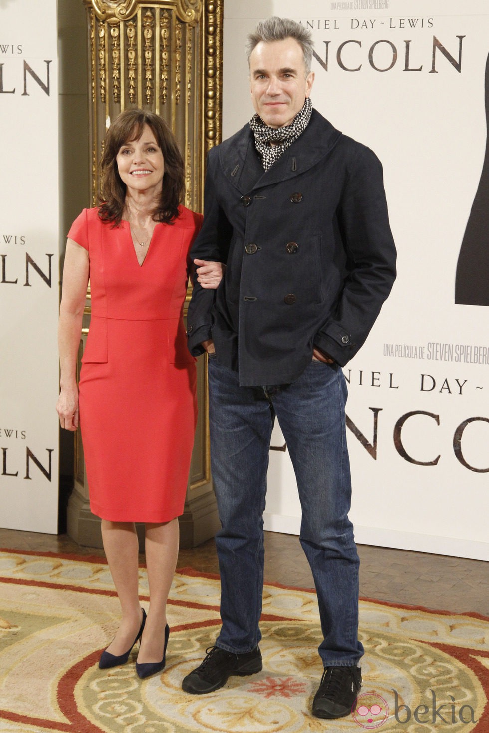 Daniel Day-Lewis y Sally Field en el estreno de 'Lincoln' en Madrid