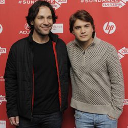 Paul Rudd y Emile Hirsch en el Festival de Sundance 2013