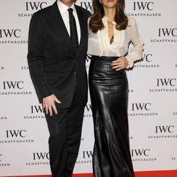 Boris Becker y Lilly Kerssenberg en el salón de la relojería de lujo de Ginebra 2013