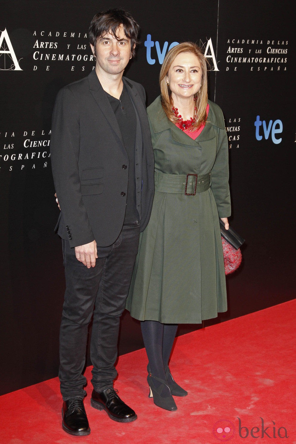 Eduardo Chapero Jackson en la entrada de la cena de nominados a los Goya 2013