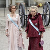 La Reina Beatriz de Holanda y la Reina Sofía de España