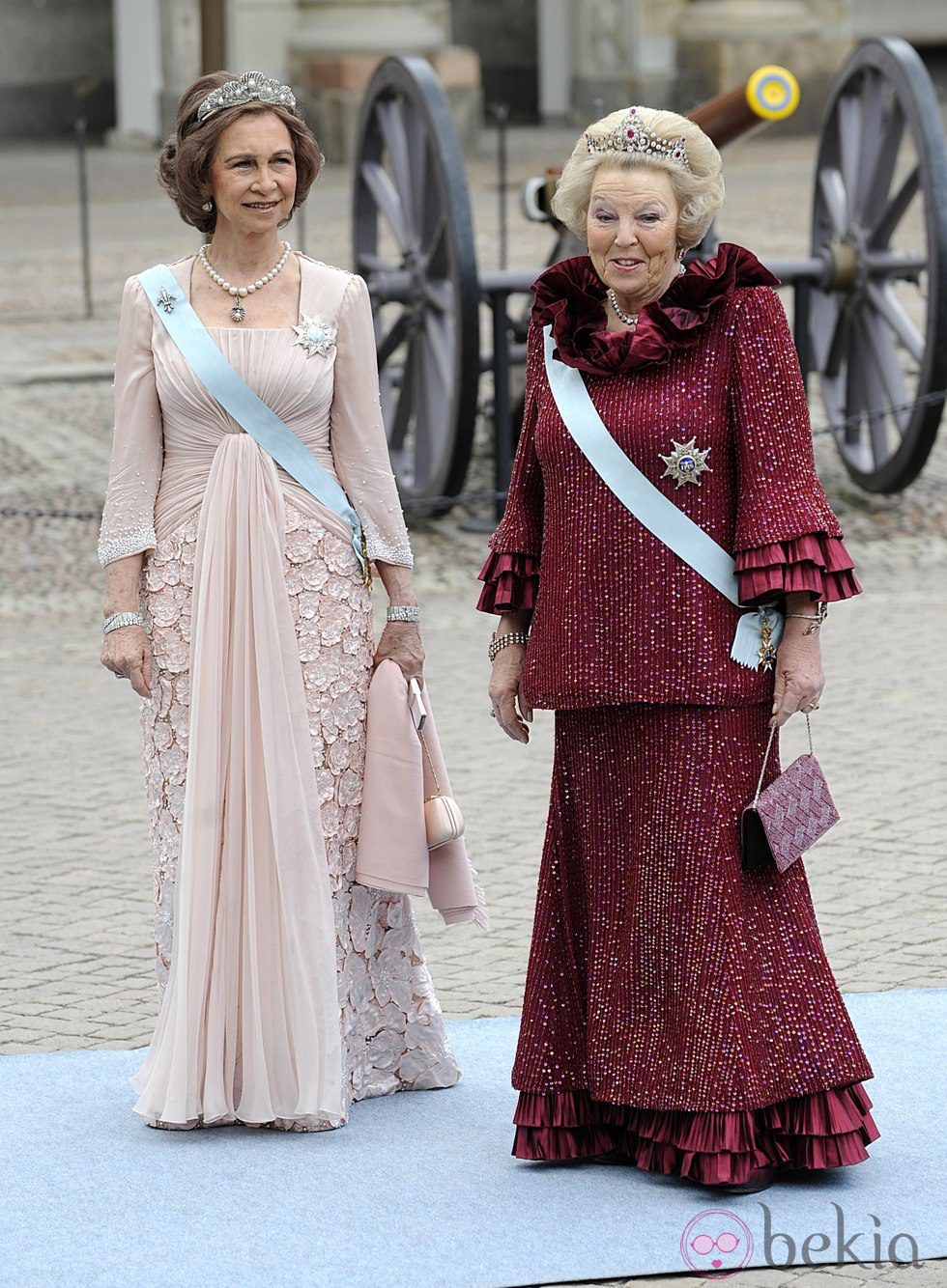 La Reina Beatriz de Holanda y la Reina Sofía de España