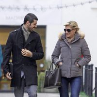 María Zurita y Miguel Ángel Muñoz ríen divertidos en Madrid