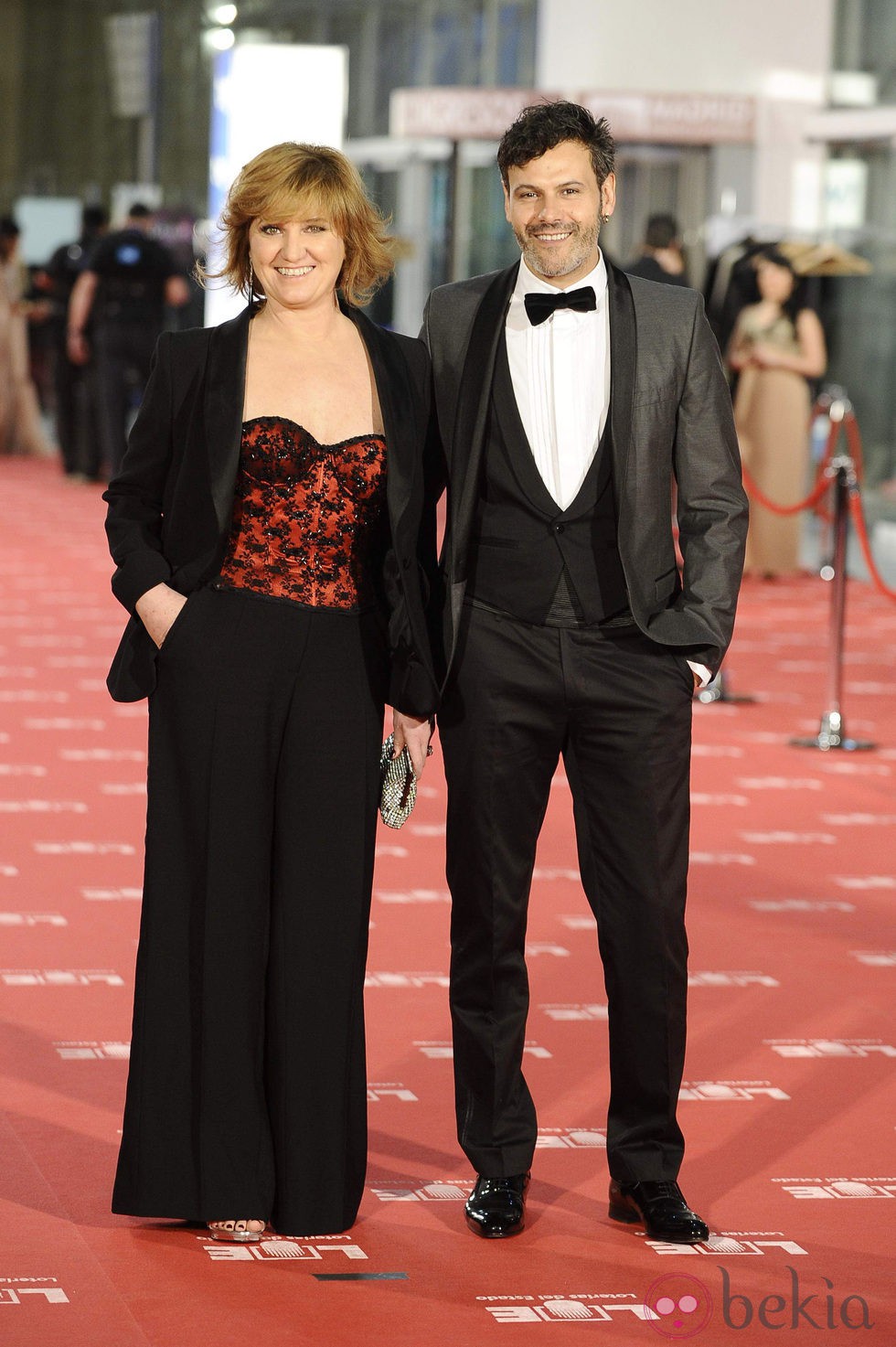 Ana Wagener y Roberto Enríquez en los Goya 2012