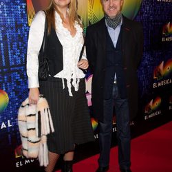 Loreto Valverde y Carlos Hipólito en el estreno de '40 El Musical'