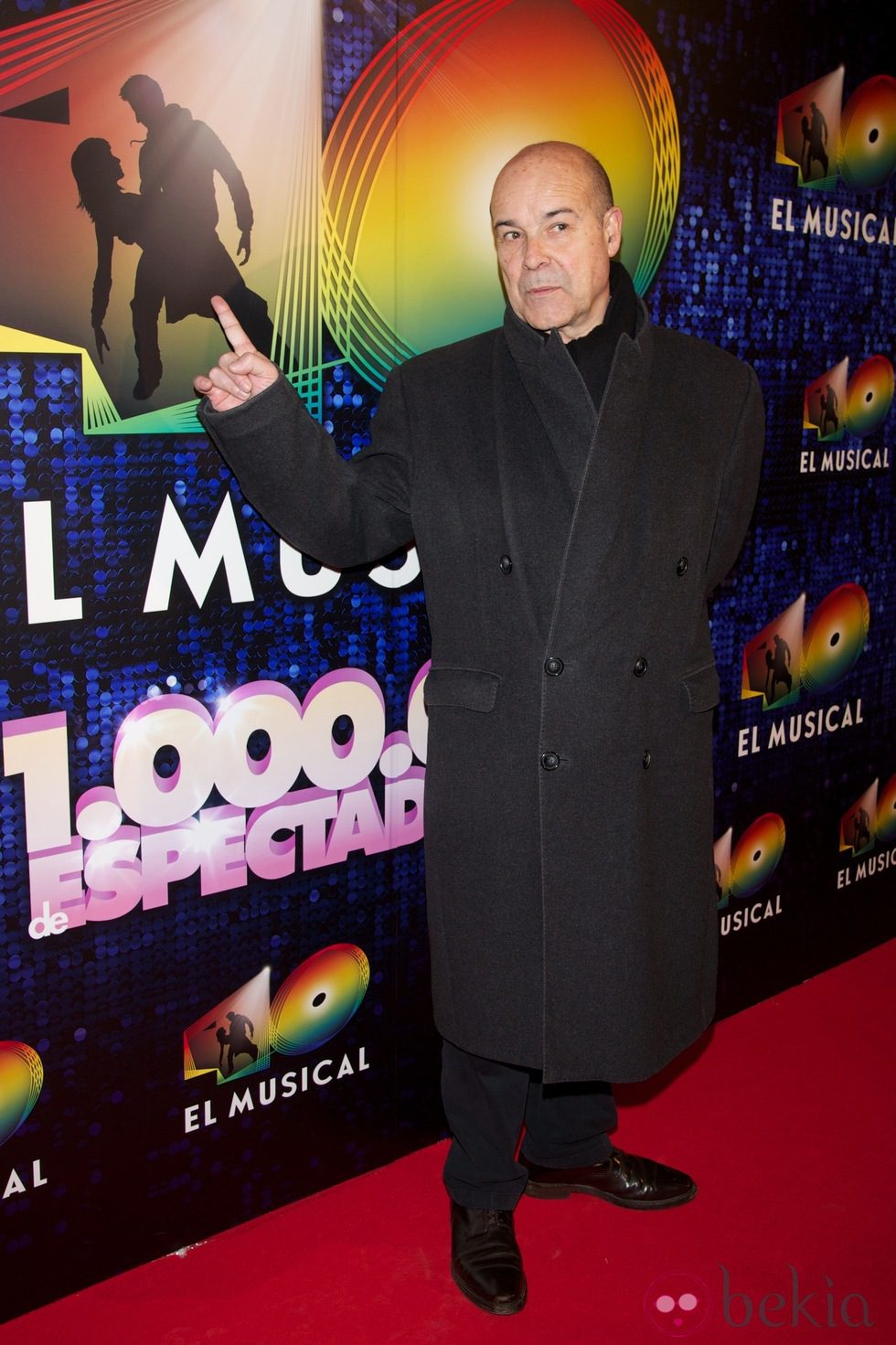Antonio Resines en el estreno de '40 El Musical'