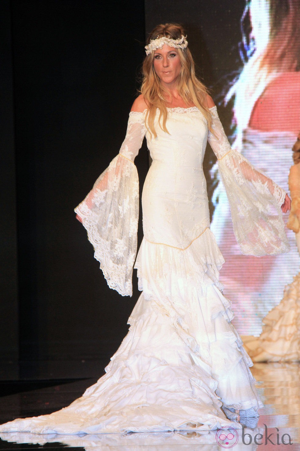 Natalia Álvarez desfilando en SIMOF 2013