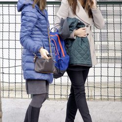 Nagore Aranburu con una amiga