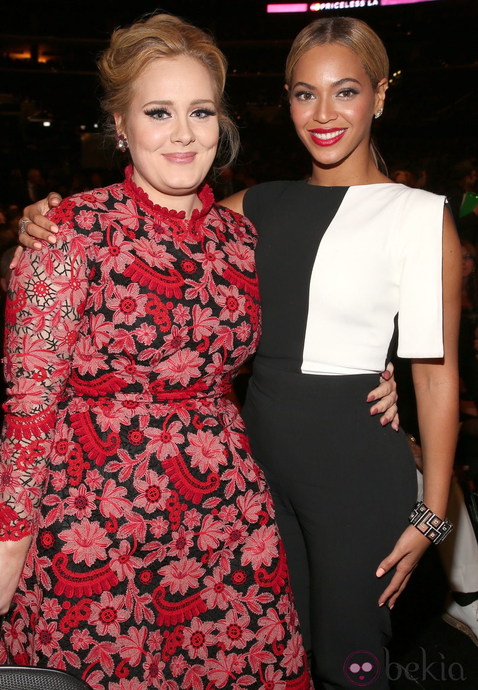 Adele y Beyoncé en los Grammy 2013