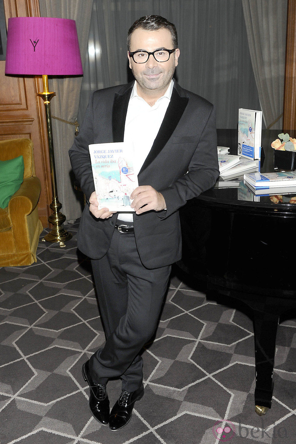 Jorge Javier Vázquez en la entrega del Libro de Oro por 'La vida iba en serio'