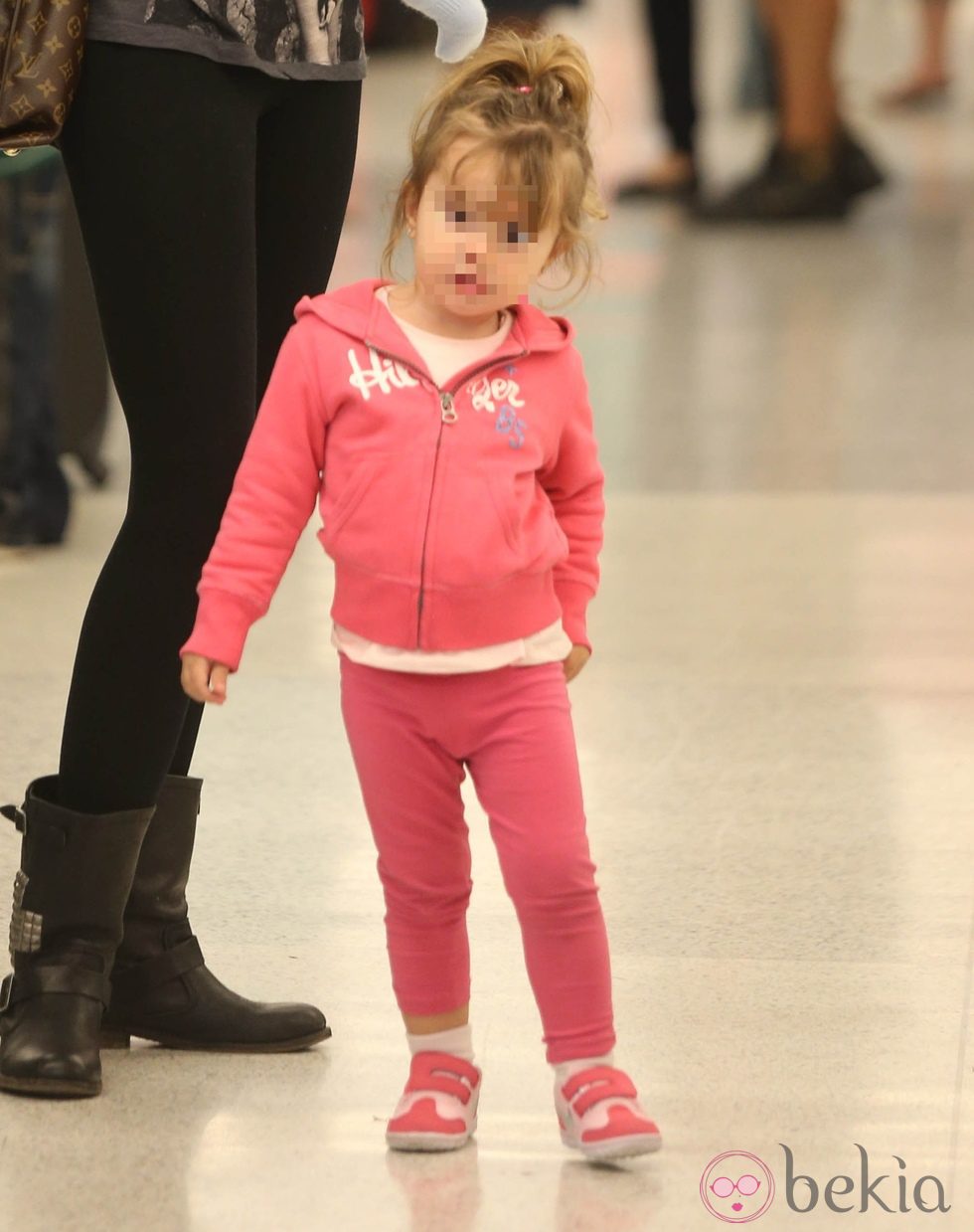 Carla Moyá Cerezuela en el aeropuerto