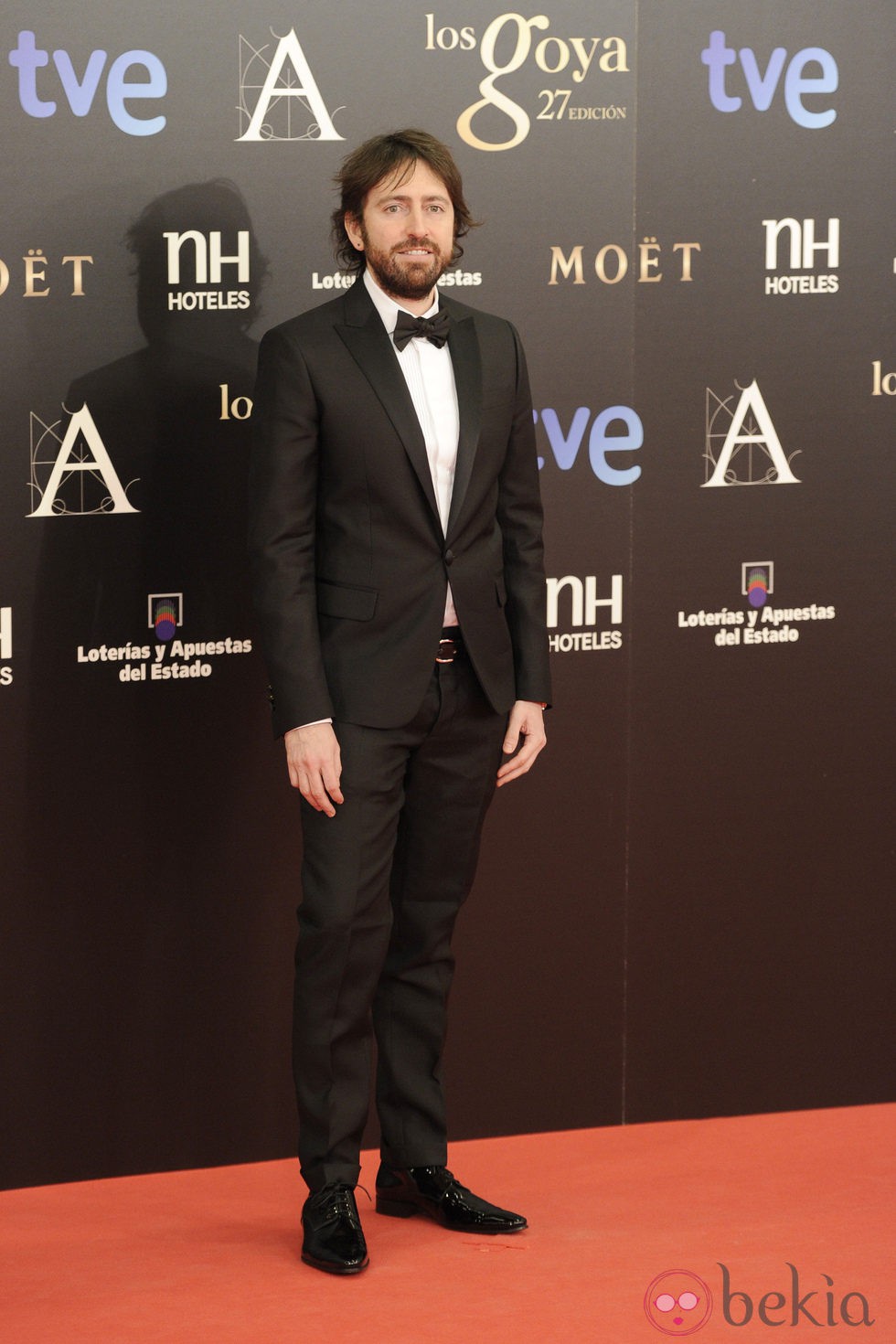 Daniel Sánchez Arévalo en la alfombra roja de los Goya 2013