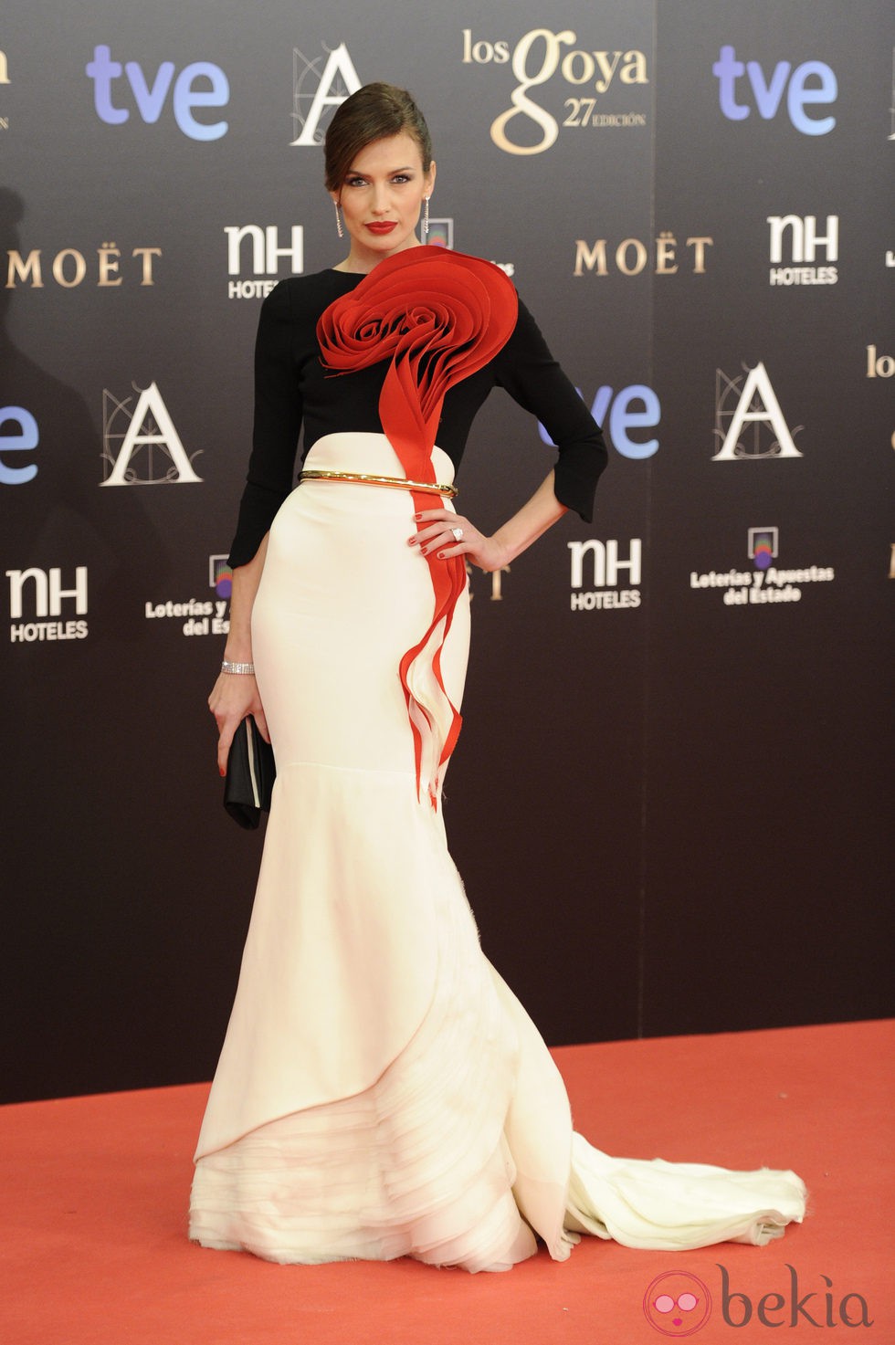 Nieves Álvarez en los Goya 2013