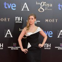 Manuela Vellés en la alfombra roja de los Goya 2013