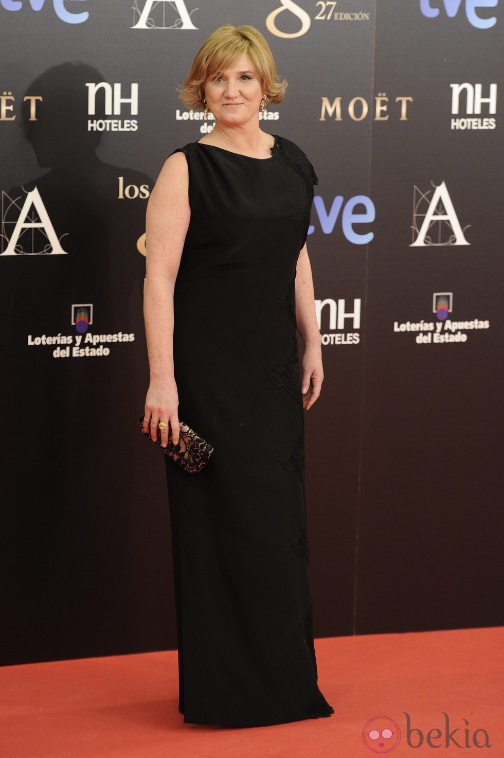 Ana Wagener en la alfombra roja de los Premios Goya 2013