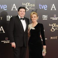 Silvia Tortosa en la alfombra roja de los Goya 2013