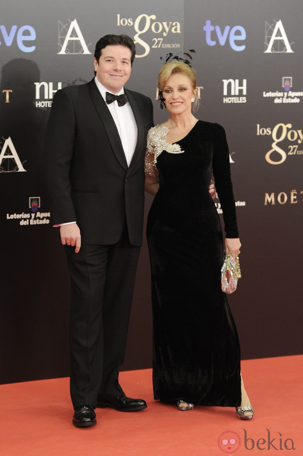 Silvia Tortosa en la alfombra roja de los Goya 2013