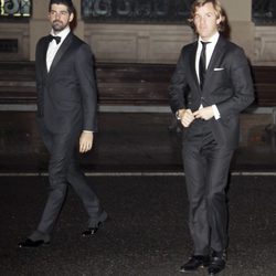 Miguel Ángel Muñoz y Rosauro Baro en la fiesta posterior a los Premios Goya 2013