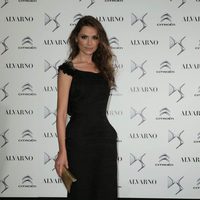 Almudena Fernández en el front row del desfile de Alvarno otoño/invierno 2013/2014