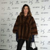 Mar Flores en el front row del desfile de Alvarno otoño/invierno 2013/2014
