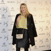 La exmodelo María León en el front row del desfile de Alvarno otoño/invierno 2013/2014