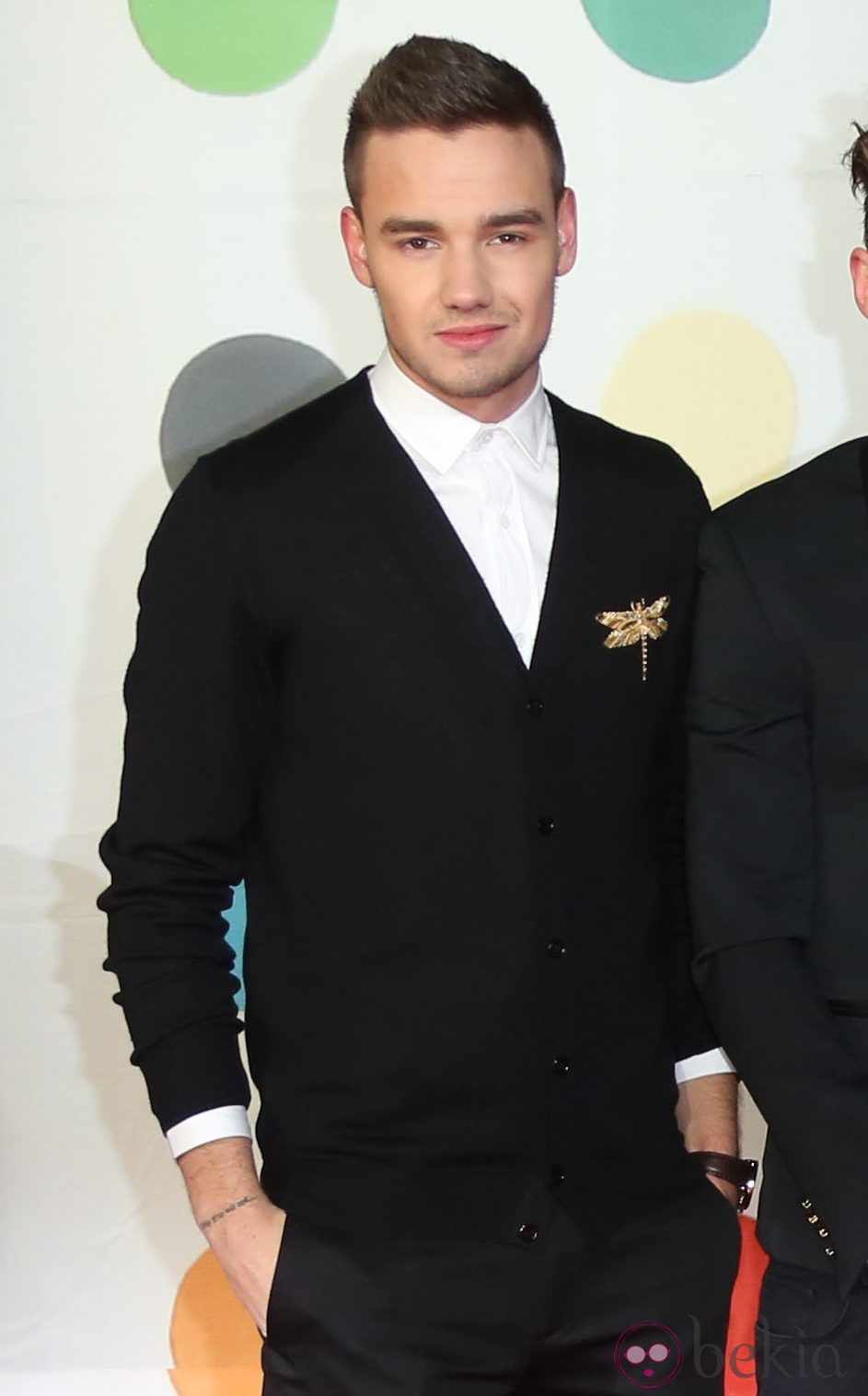 Liam Payne en la alfombra roja de los Brit Awards 2013