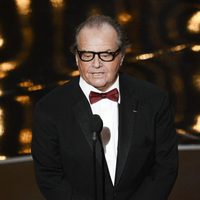 Jack Nicholson en la gala de los Oscar 2013