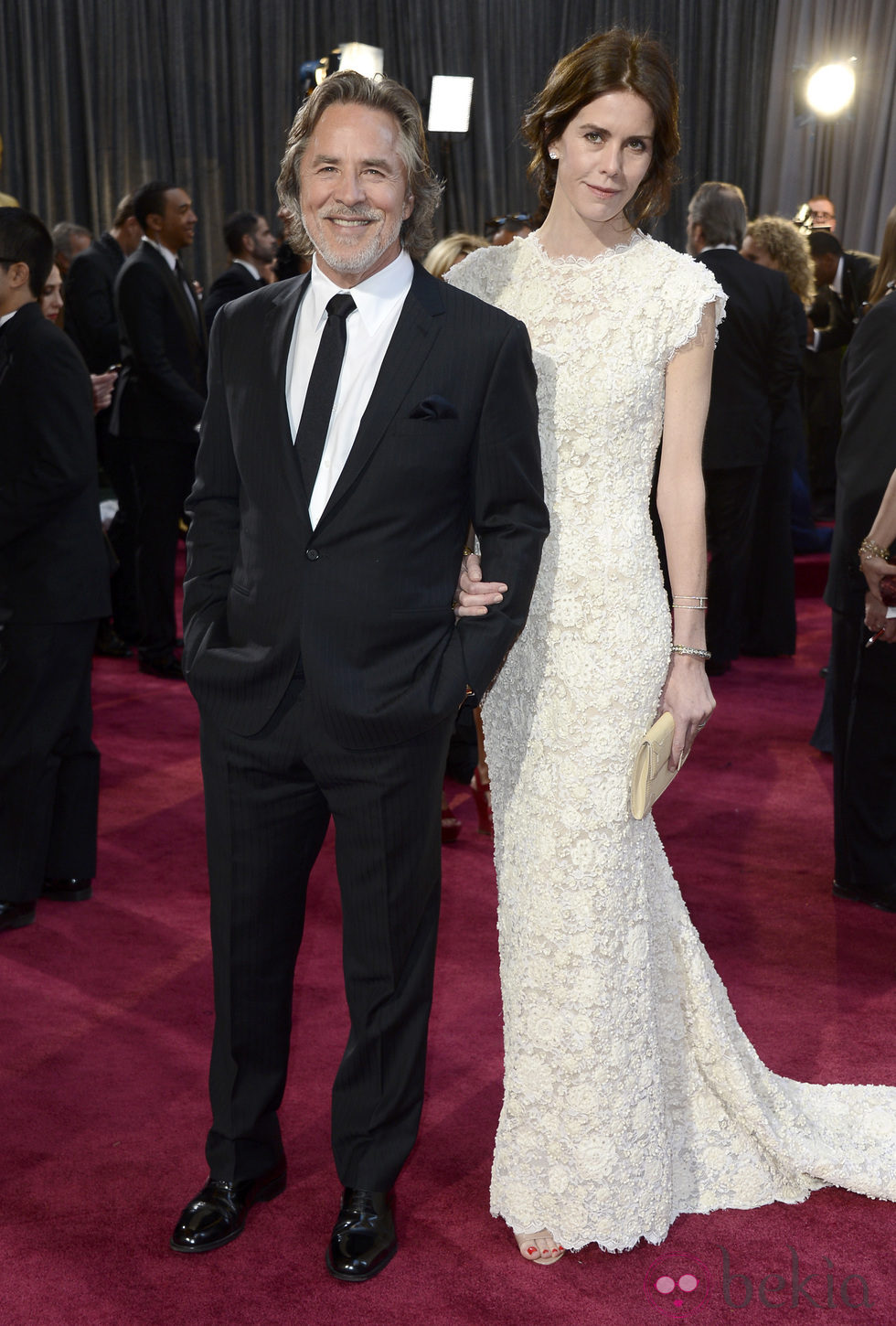 Don Johnson y Kelley Phleger en los Oscar 2013