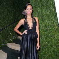 Zoe Saldana en la fiesta post Oscar 2013 organizada por Vanity Fair