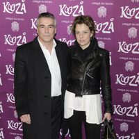 David Cantero en el estreno de "Kooza"