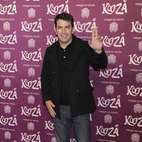 Arturo Valls en el estreno de "Kooza"