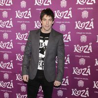 Adrián Lastra en el estreno de "Kooza"