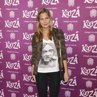Natalia Sánchez en el estreno de "Kooza"